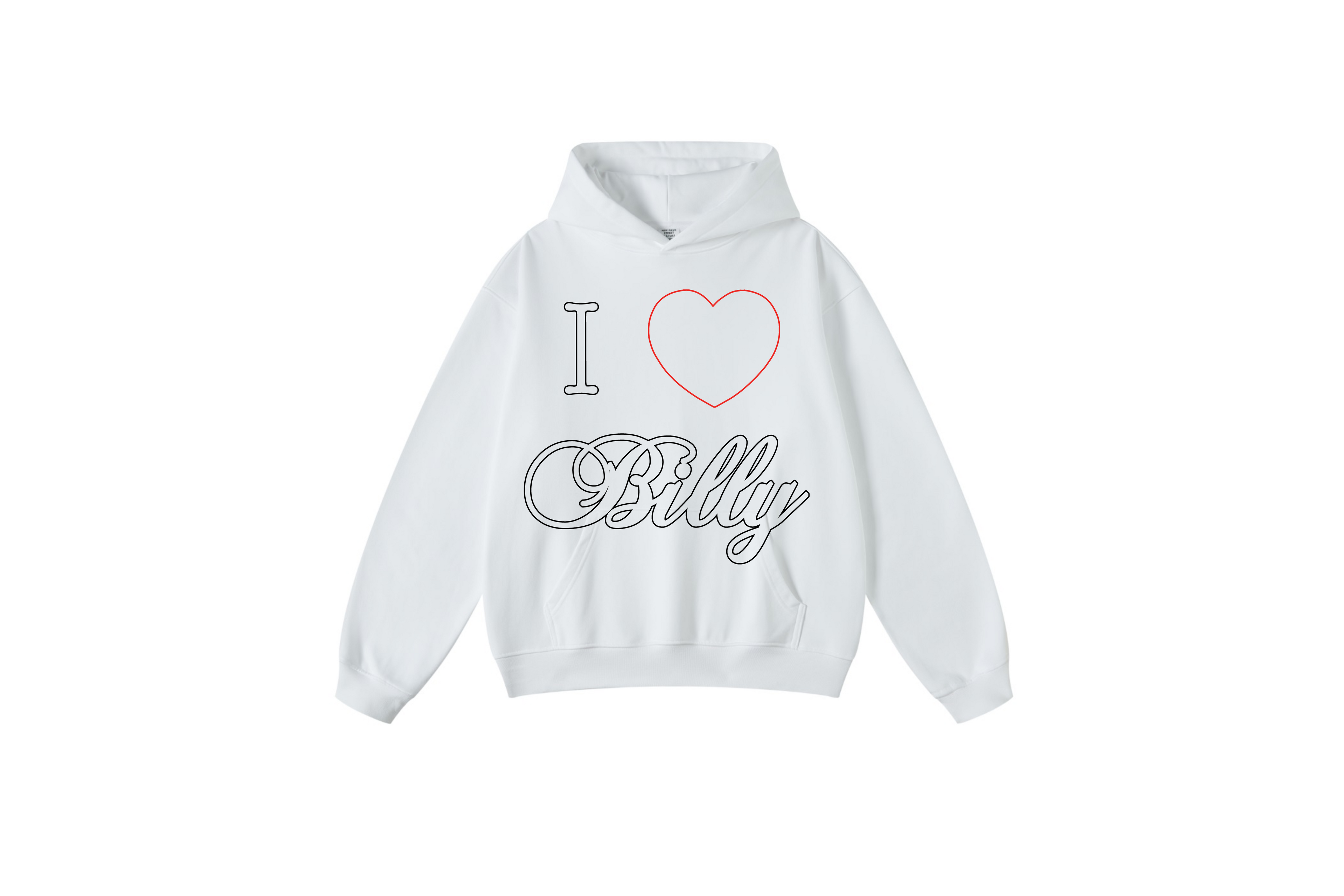 I Love Billy Hoodie